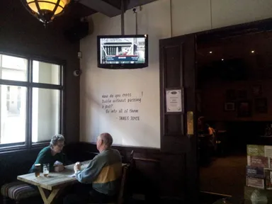 Sports and James Joyce quotes. Of course.