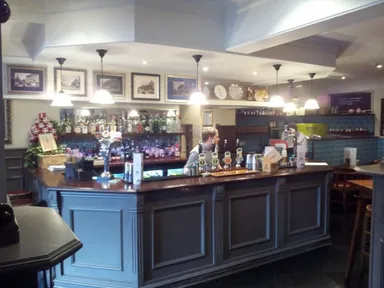 The bar area, showing the new style.