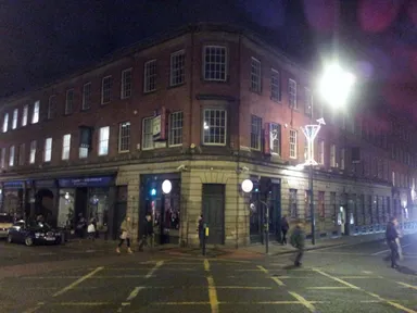 Nation occupies this prime location opposite the Cathedral and the Electric Press.