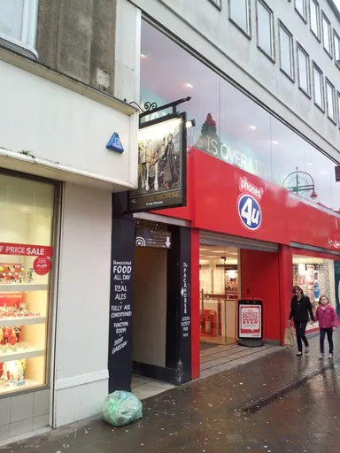 Look for the pub sign hanging outside Phones 4U on Briggate.