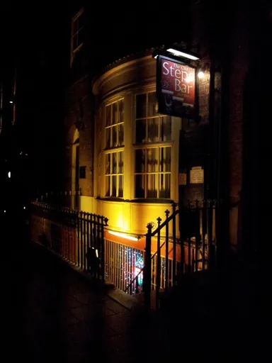It's pretty dark on the outside, apart from all the fairy lights.