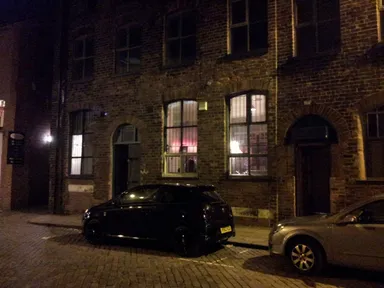 This former pork pie factory is the unadorned entrance to a very different sort of venue.