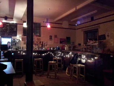 One of two rooms: the main bar area.