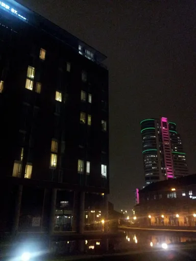 The Sky Lounge sits at the very top of the the DoubleTree Hotel. It's up there, I promise!