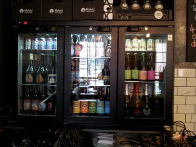 This refrigerator is beautiful.