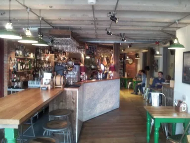 The downstairs deli area.