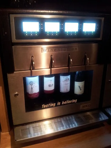 And the first time in our lives we'd seen a self-service wine dispenser!