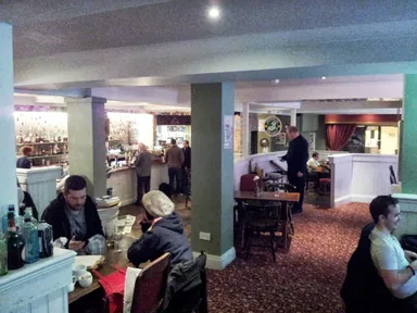 A view of the pub from one end.