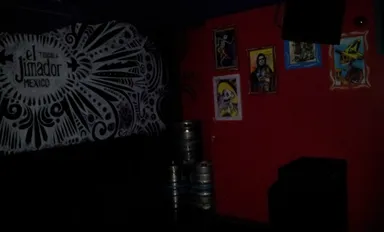 The stage in the downstairs space. You get the idea.