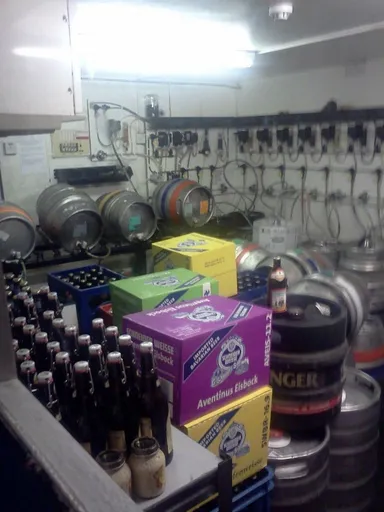 The glorious cellar.