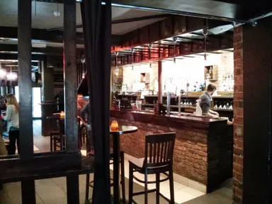 The bar. Be sure to check in the fridge for the best stuff!