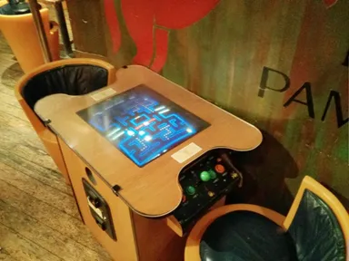 Leeds Beer Quest Top Tip: this Pac-Man machine doesn't work too well, so save your 50p coins for beer!