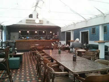 Inside the conservatory bar. We really like how they've done this.