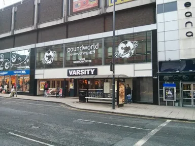The large advert for Poundworld seems appropriate.