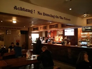 No dancing on the tables. Really.