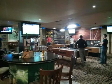And some TVs showing sports over there.