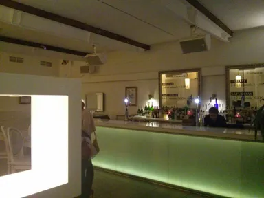 The bar is very white.