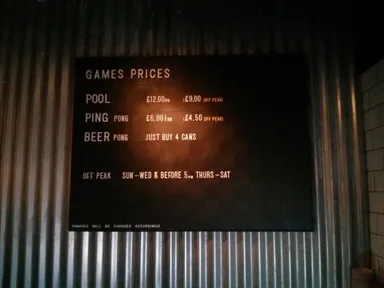 Clever pricing scheme for beer pong.