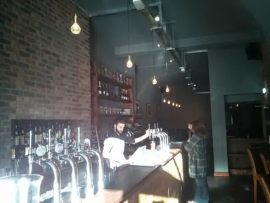 A bar and some bricks.