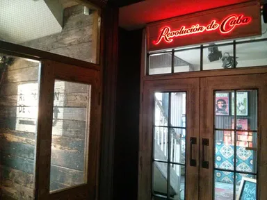 What lies behind these doors? We'll never know: it's a private party.