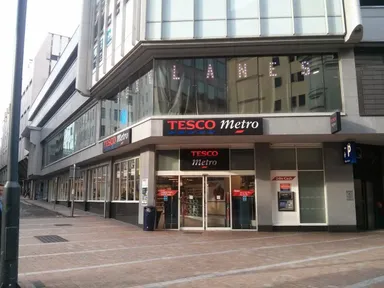 Yeah, it's a Tesco. But look above it.