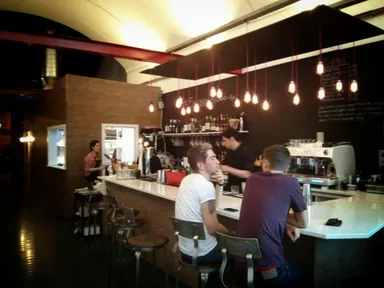 Very easy to perch at the bar and order nibbles if so inclined.