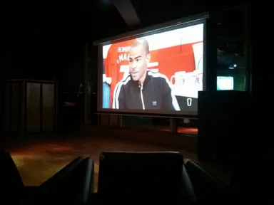It's a big TV. It shows sports.