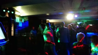 The dancefloor and bar. Our policy of trying to avoid taking photos of people was impossible to maintain.