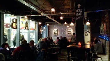 Plenty of seating, and there's more upstairs.