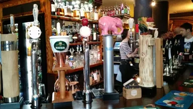 Look at all those beautiful kegs!