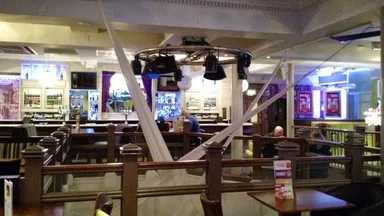 The upstairs bar. Yeah, basically the same.