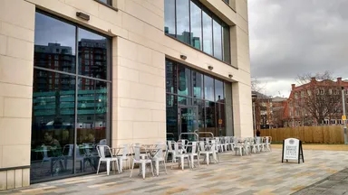 A new addition to Leeds's financial district.