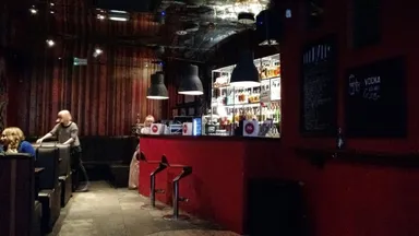 Lots of drinks at this bar!