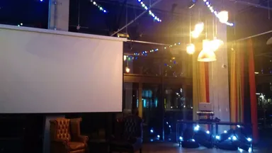 Want to show off your PowerPoint in a bar? Dock 29 has you covered.
