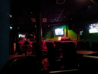 The bar area on the main floor. Dark, but comfortable.