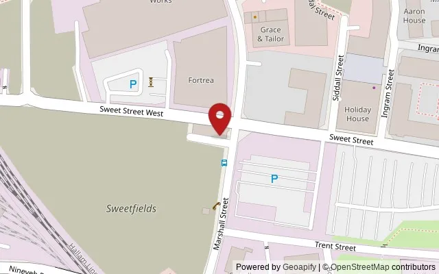 Map showing the location of Sweet Street West, Leeds LS11 9TE
