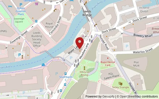 Map showing the location of Meadow Lane, Leeds LS11 5BJ