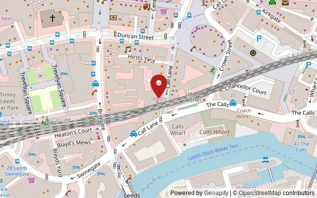 Map showing the location of 50 Call Lane, Leeds LS1 6DT