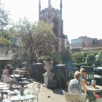 Great view of St John's church from the terrace.