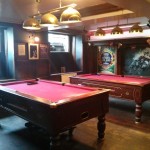 Two pool tables add to the immensely long list of amenities.